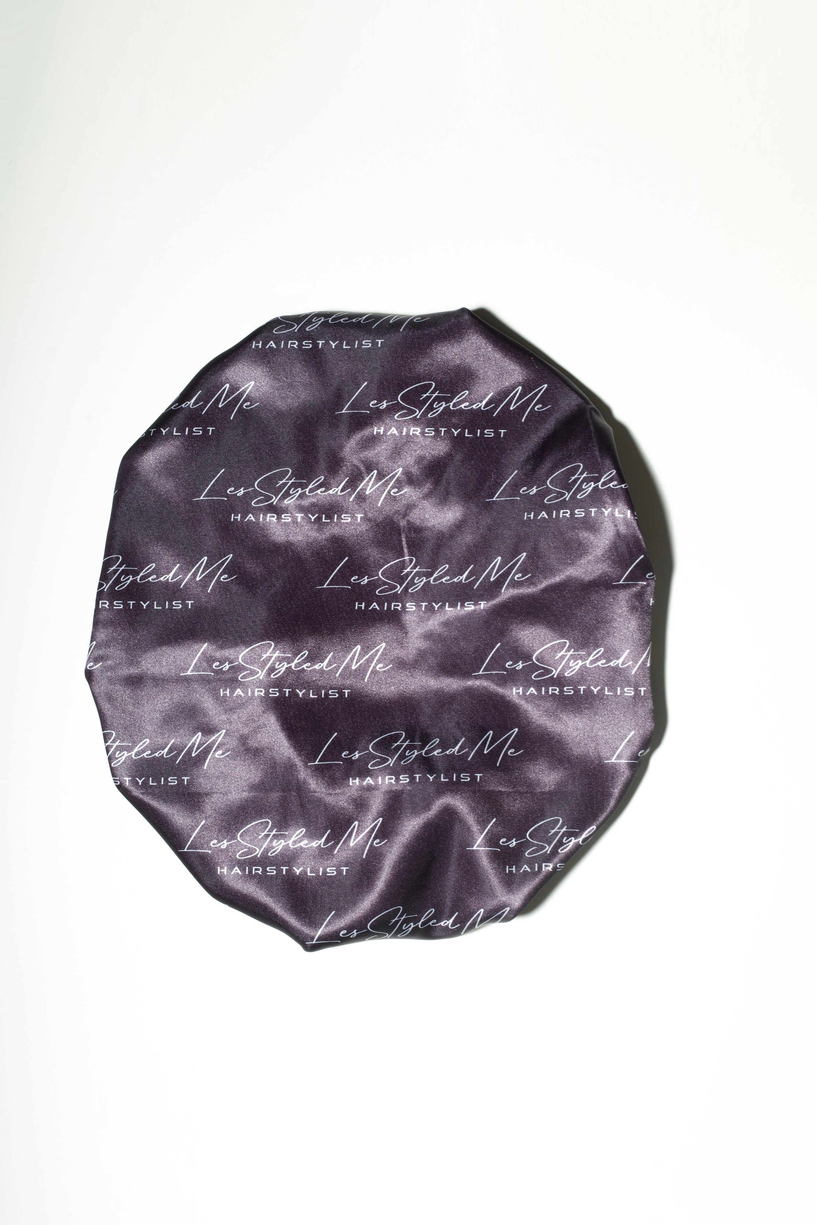 SATIN BONNET - BLACK & WHITE