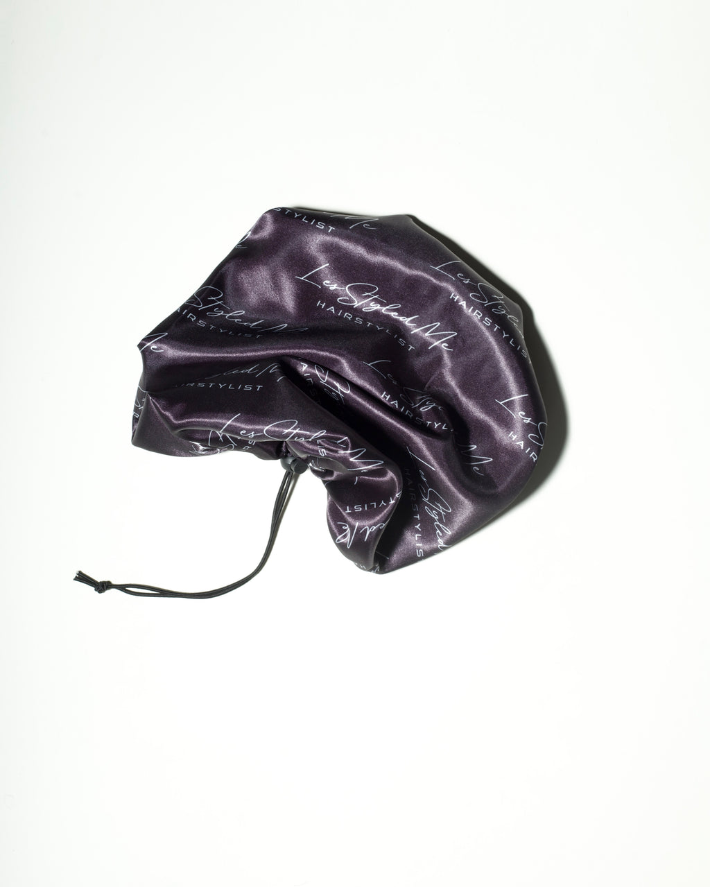 SATIN BONNET - BLACK & WHITE